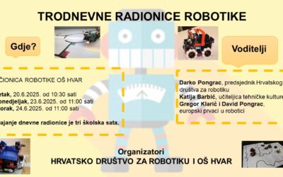 TRODNEVNE RADIONICE ROBOTIKE U OŠ HVAR