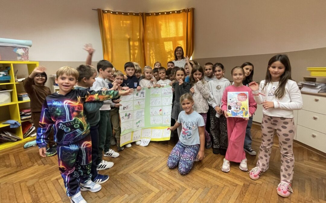 PRVAŠIĆI U PRVOM POSJETU ŠKOLSKOJ KNJIŽNICI