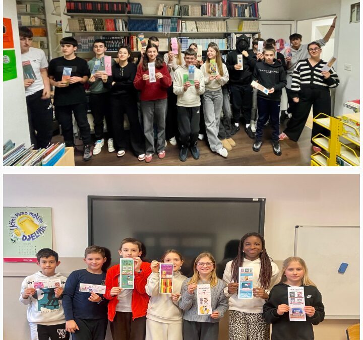 PROJEKT MEĐUNARODNE RAZMJENE  STRANIČNIKA- BOOKMARKERA